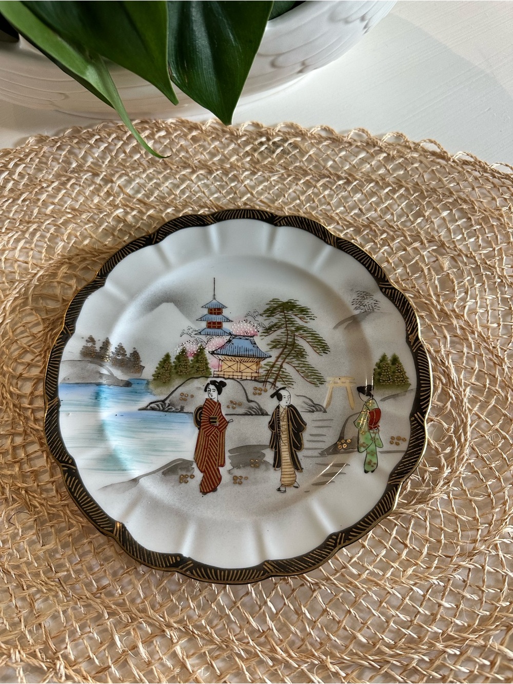 Vintage Ardalt Lenwile china plate - occupied Japan